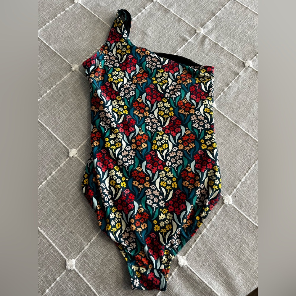 Albion One-Shoulder Swimsuit - Multicolor Floral